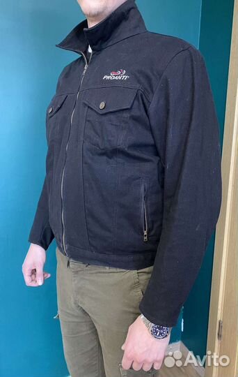 Мотокуртка джинсовая мужская 52