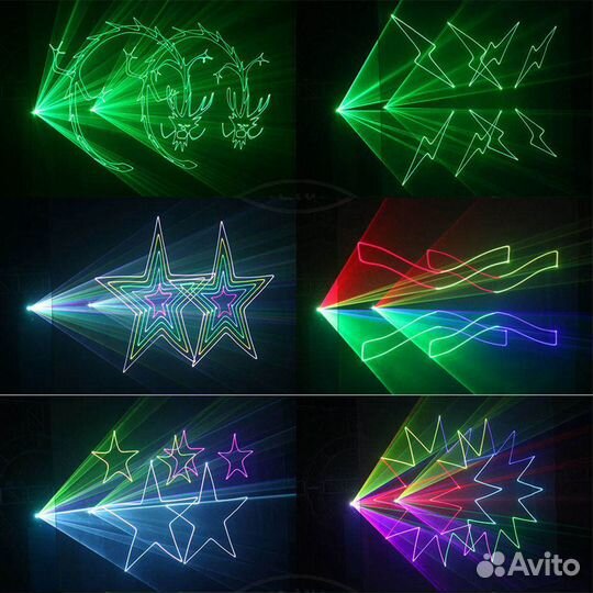 RGB laser полноцветный лазер анимационный