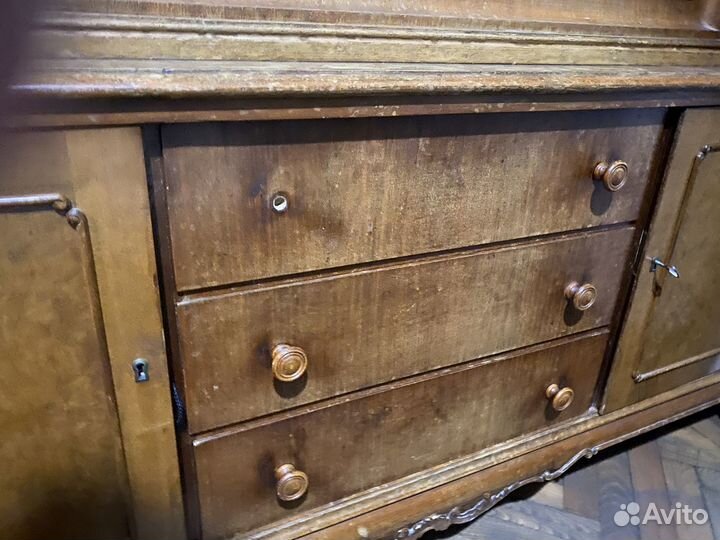 Винтажный дубовый буфет 60-е годы