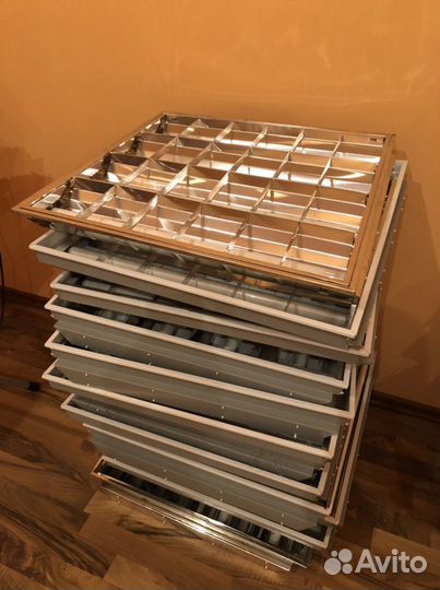 Светильники потолочные армстронг с люминесцентными