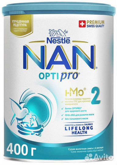 Детское питание NAN 2 400гр