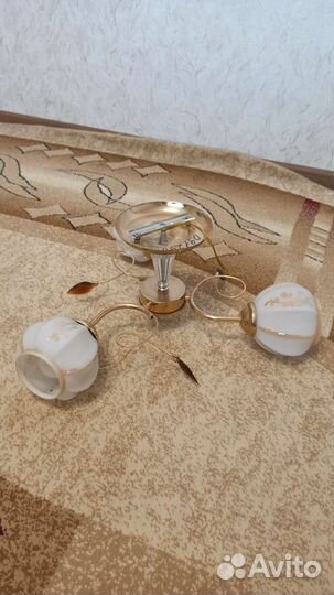 Люстра потолочная бу