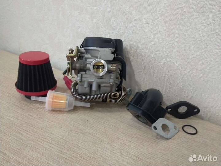 Карбюратор на скутер 50 - 100 кубов 139QMB + урал