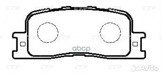 Колодки задние toyota camry ACV30 -06 camry ACV45