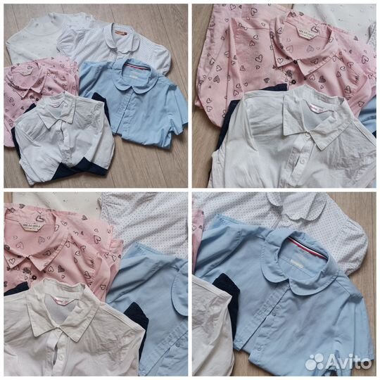 Рубашки на худенькую девочку 140-146