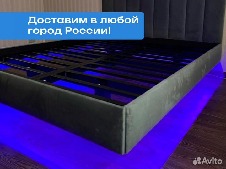 Кровать без ножек лофт