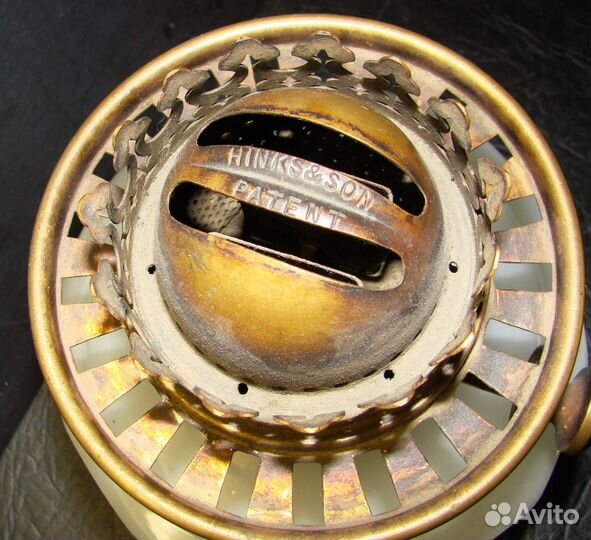 Лампа масляная Hinks son patent duplex, 19 век