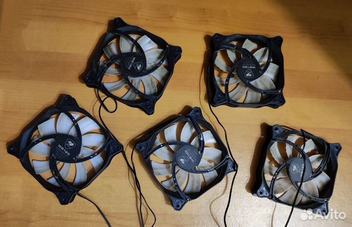 Вентиляторы с подсветкой RGB, Cougar, для корпуса