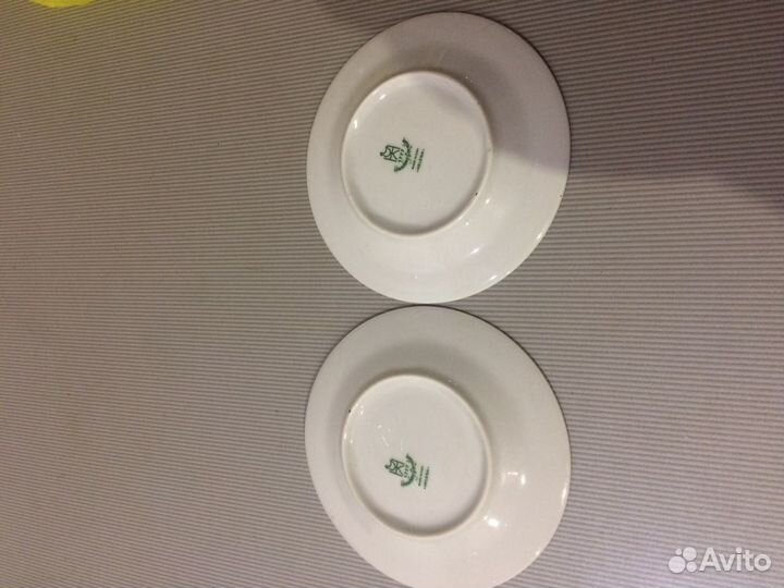 2 тарелки от чайного сервиза гдр