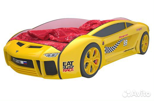 Детская кровать машинка