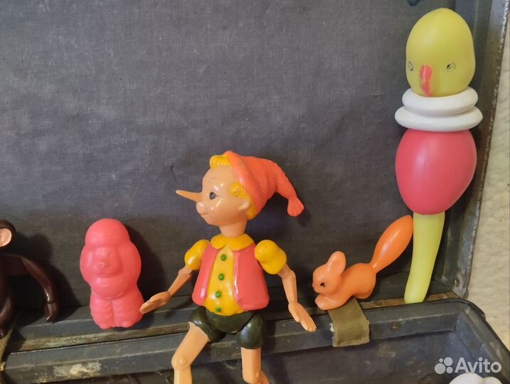 Лот СССР игрушек, целлулоид, резина, пластик