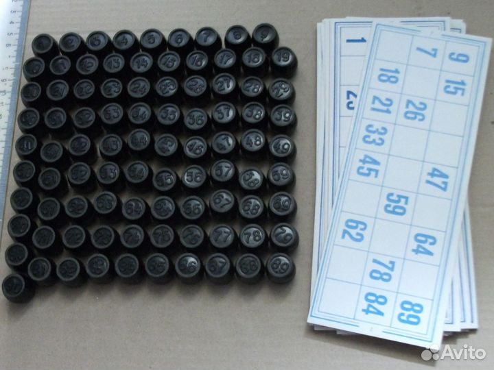 Игра настольная, Лото деревянные бочонки комплект