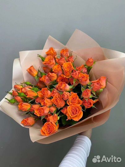 Цветы розы букет