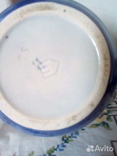 Винтаж Кувшин керамический с крышкой