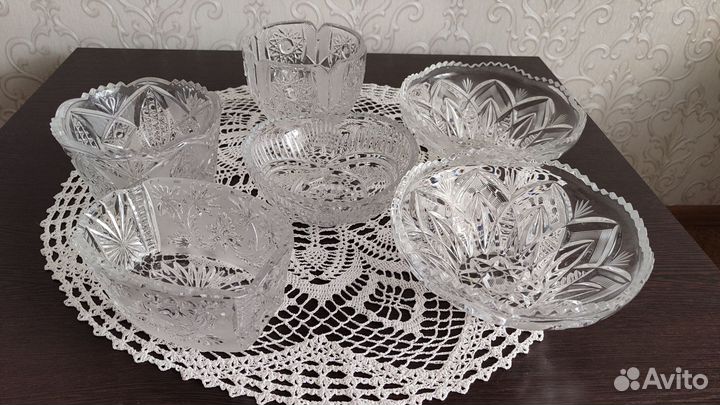 Салатники хрусталь