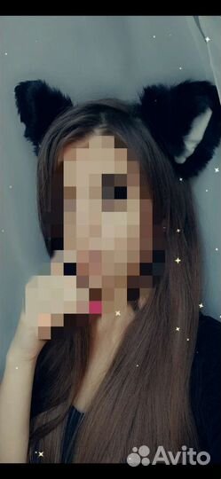 Аниме ушки, рожки ободок