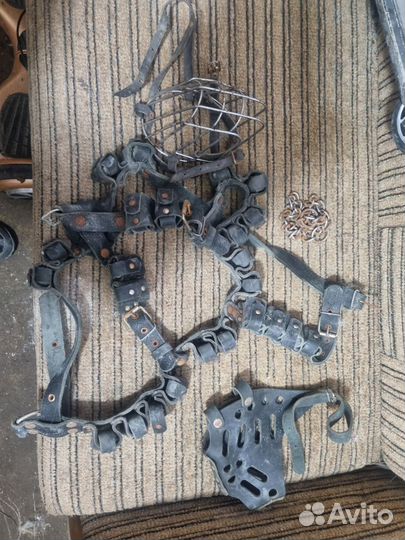 Намордник для большой собаки и утяжелители