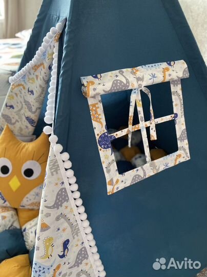 Игровая палатка детский шалаш вигвам