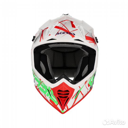 Новый Шлем Acerbis X-track 22-06 Green/White