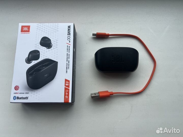 Беспроводные наушники JBL Wave 100 Tws (оригинал)
