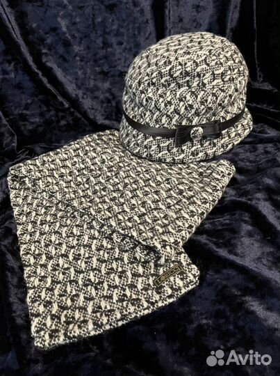 Шляпка и шарфик шерсть Loricci