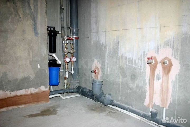 Разводка труб водоснабжения