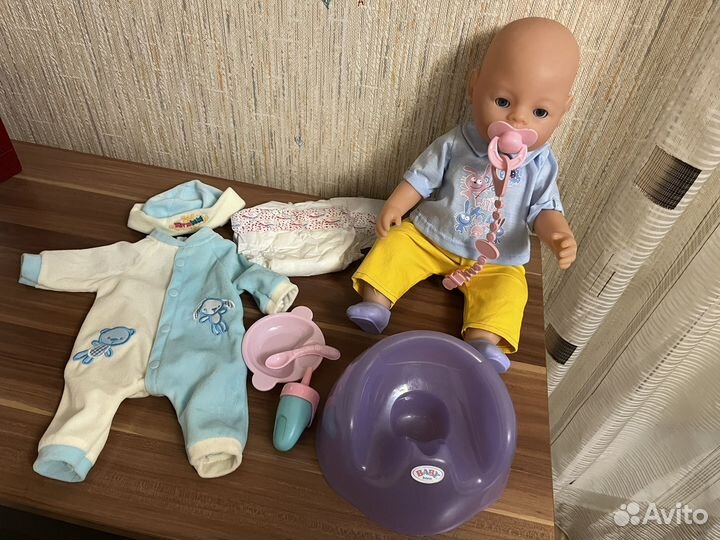 Кукла пупс Baby born с одеждой