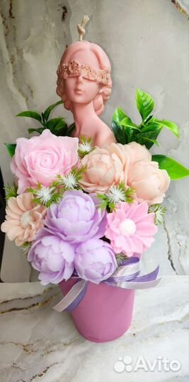 Букет из мыла