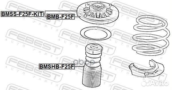 Подшипник опоры переднего амортизатора bmbf25F