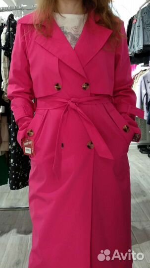 Плащ тренч новый 44
