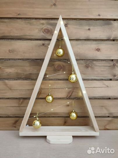 Новогодняя ёлка из дерева