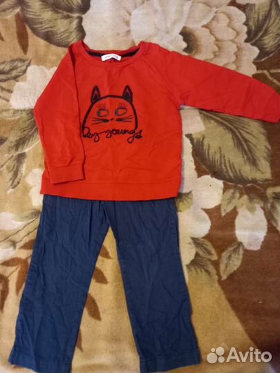 Вещи пакетом для девочки 104-110