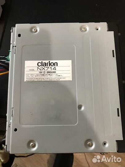 Clarion NX714 / DVD / CD / USB / SD / iPod / iPhon