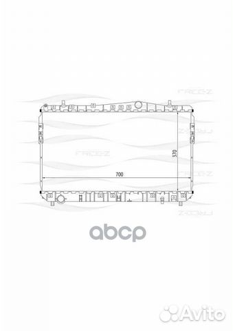 Радиатор охлаждения KK0129 free-Z