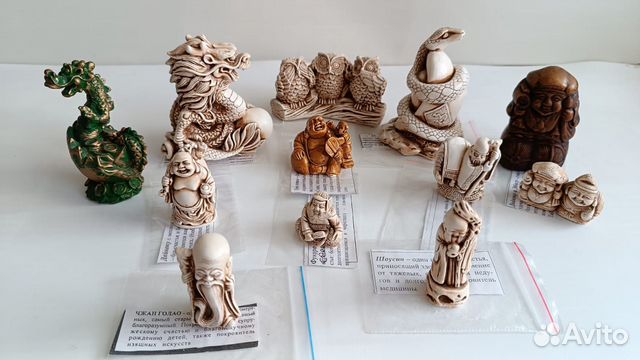 Коллекция нэцкэ, статуэтки