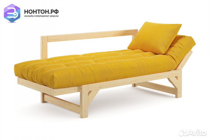 Диван кушетка Амбер желтый