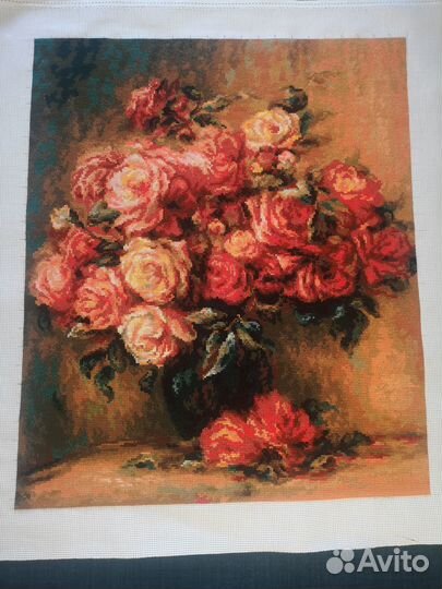 Картина вышитая крестом 