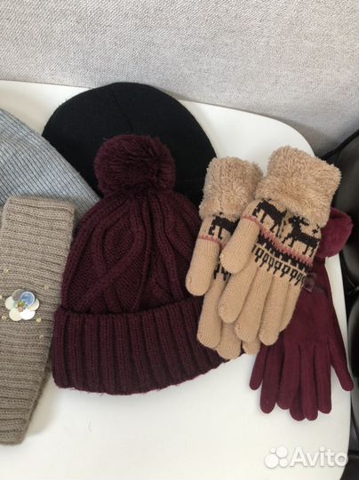 Шапки шарфы перчатки