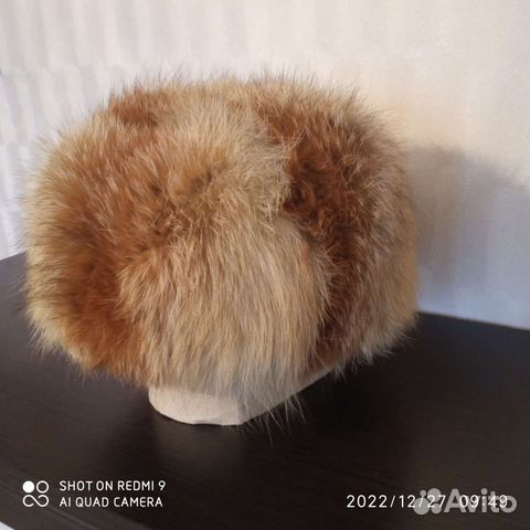 Мужская Лисья шапка