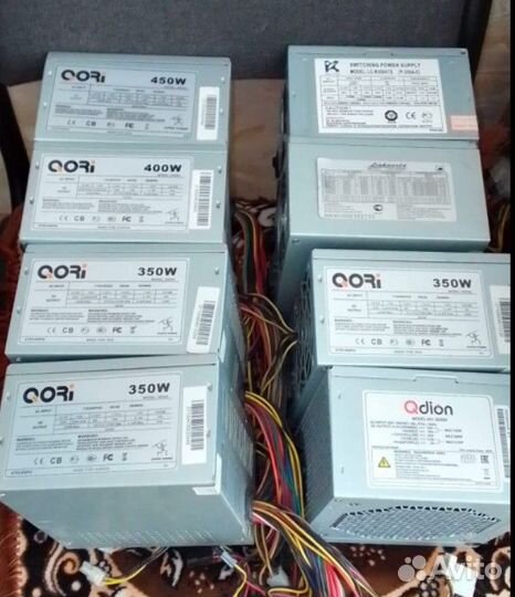Блок Питания от 350 до 800 Ват для пк