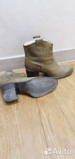 Полусапоги натуральная кожа