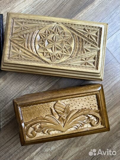 Шкатулка деревянная