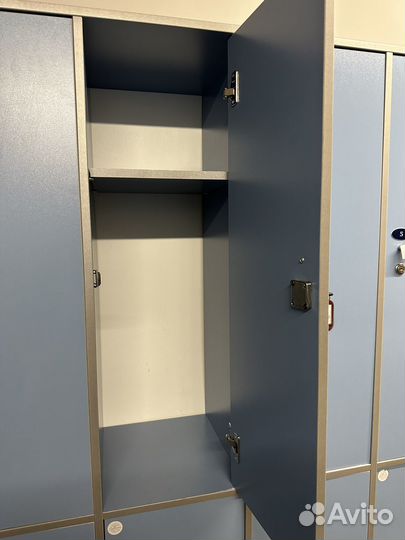 Шкафчики для раздевалки в фитнес (10 шт в секции)