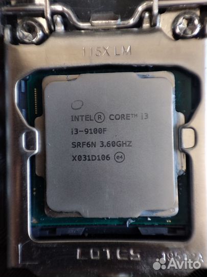 Процессор i3 9100f