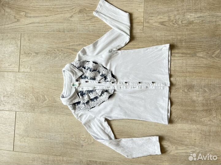 Рубашка нарядная школьная 128 134