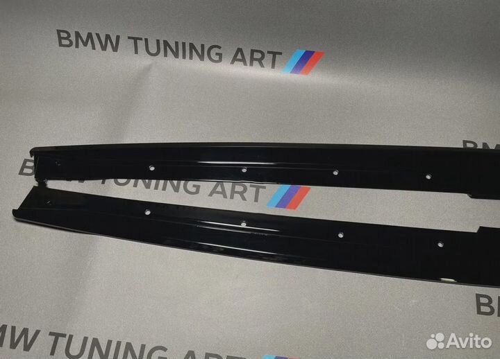 Лезвия на пороги bmw 3 f30 f31 M performance