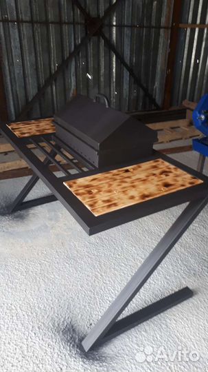 Мангал в стиле лофт