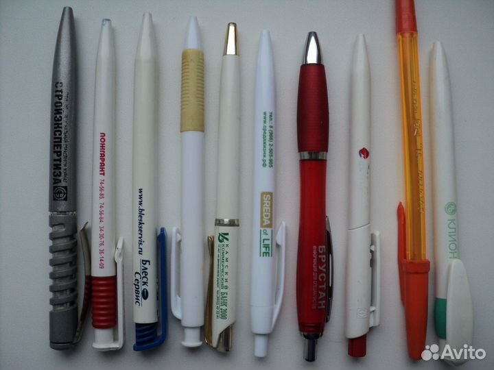 Ручки шариковые 1990 - 2010 гг