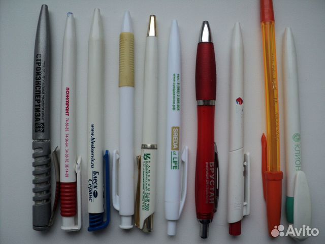 Ручки шариковые 1990 - 2010 гг