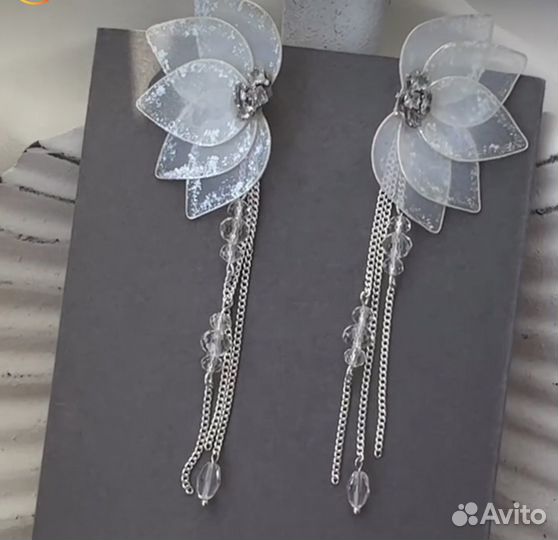 Свадебные серьги tamilla accesories